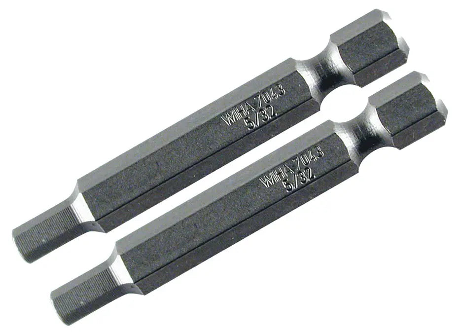 Wiha 74361, Hex Metric Power Bit 2.5 x 50mm 2Pk Wiha