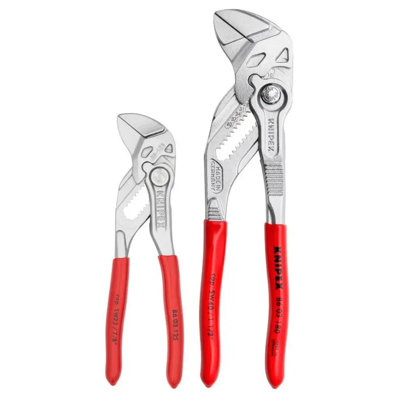 Knipex Set of 2 Mini Pliers Wrench, 5, 7-1/4 in - KN 9K 00 80 121 US Knipex