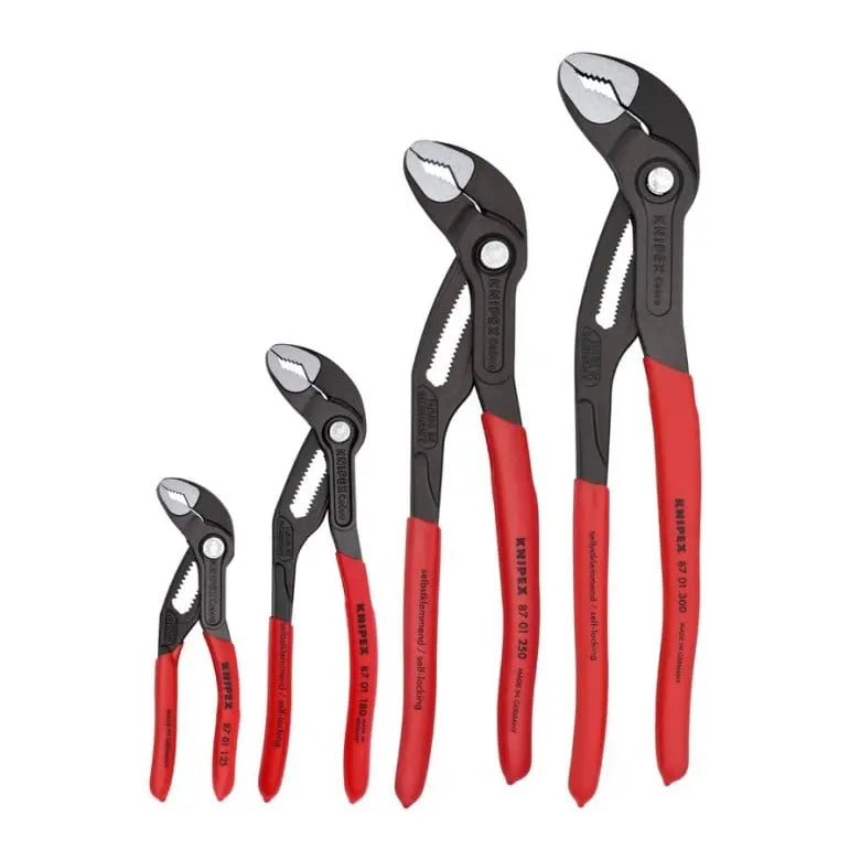Knipex Set of 4 Cobra Plier with 10 Piece Tool Holder - KN 9K 00 80 138 US Knipex