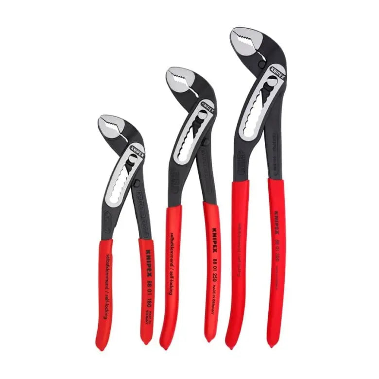 Knipex Set of 3 Alligator Plier with 10 Piece Tool Holder - KN 9K 00 80 139 US Knipex