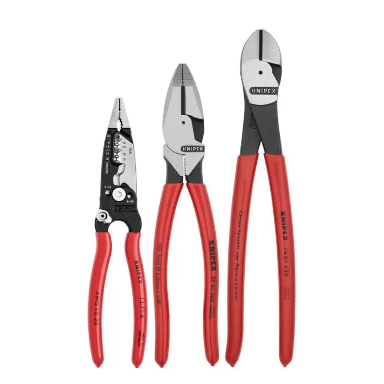 KNIPEX 3 Pc Electrical Set - 9K 00 80 158 US Knipex