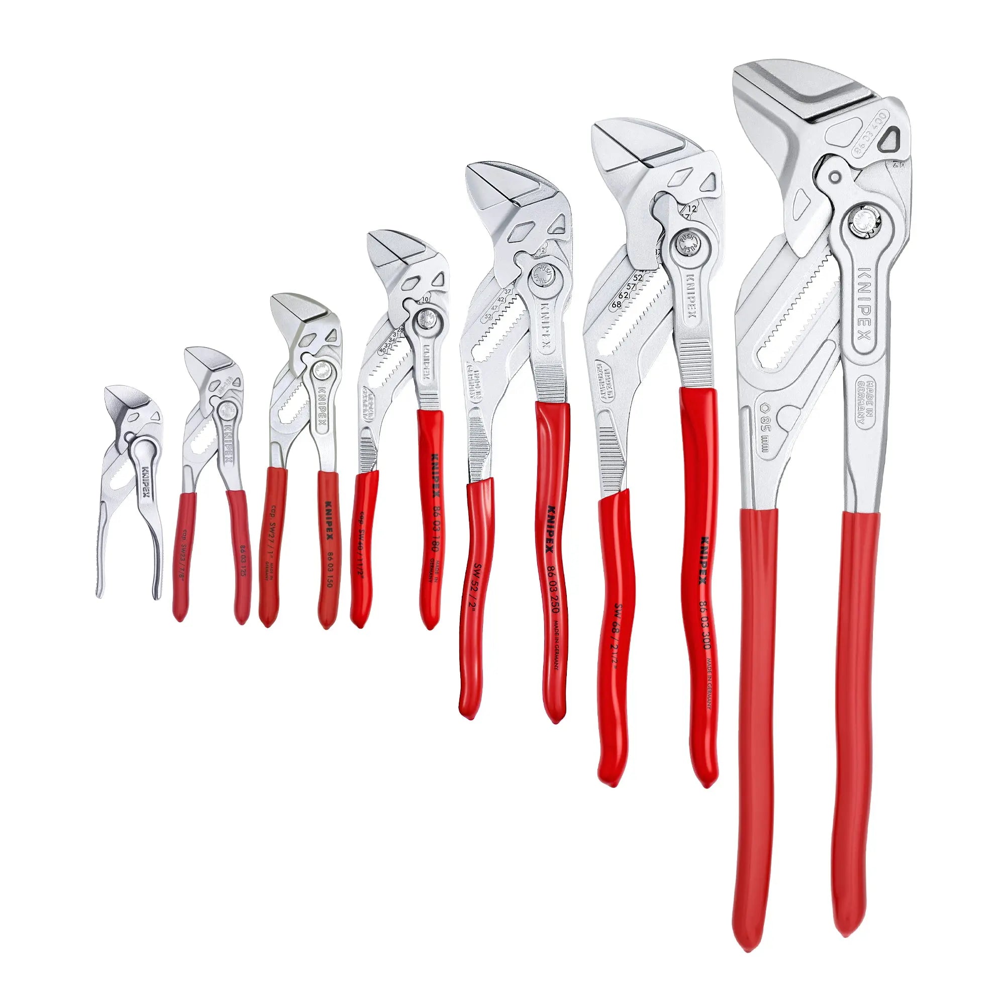 KNIPEX 7 Pc Pliers Wrench Set - 9K 00 80 167 US Knipex