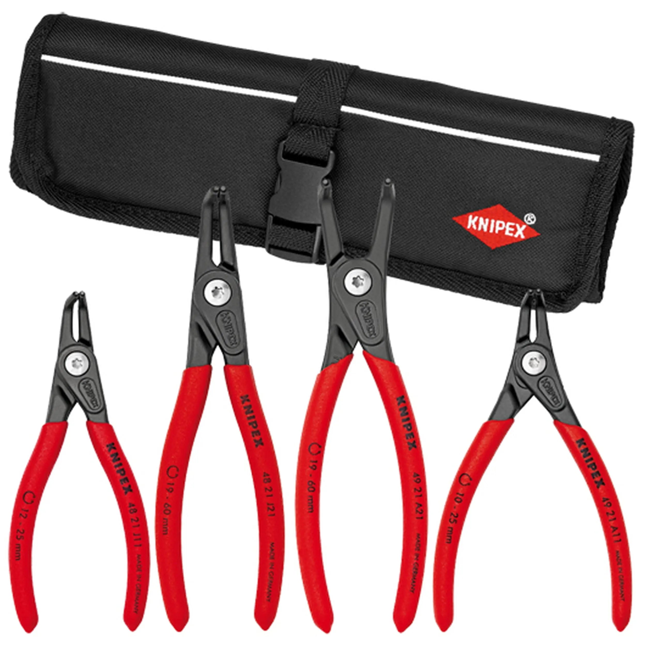 Knipex 9K 00 80 20 US KN | 4 Pc Precision Circlip Pliers Set Knipex