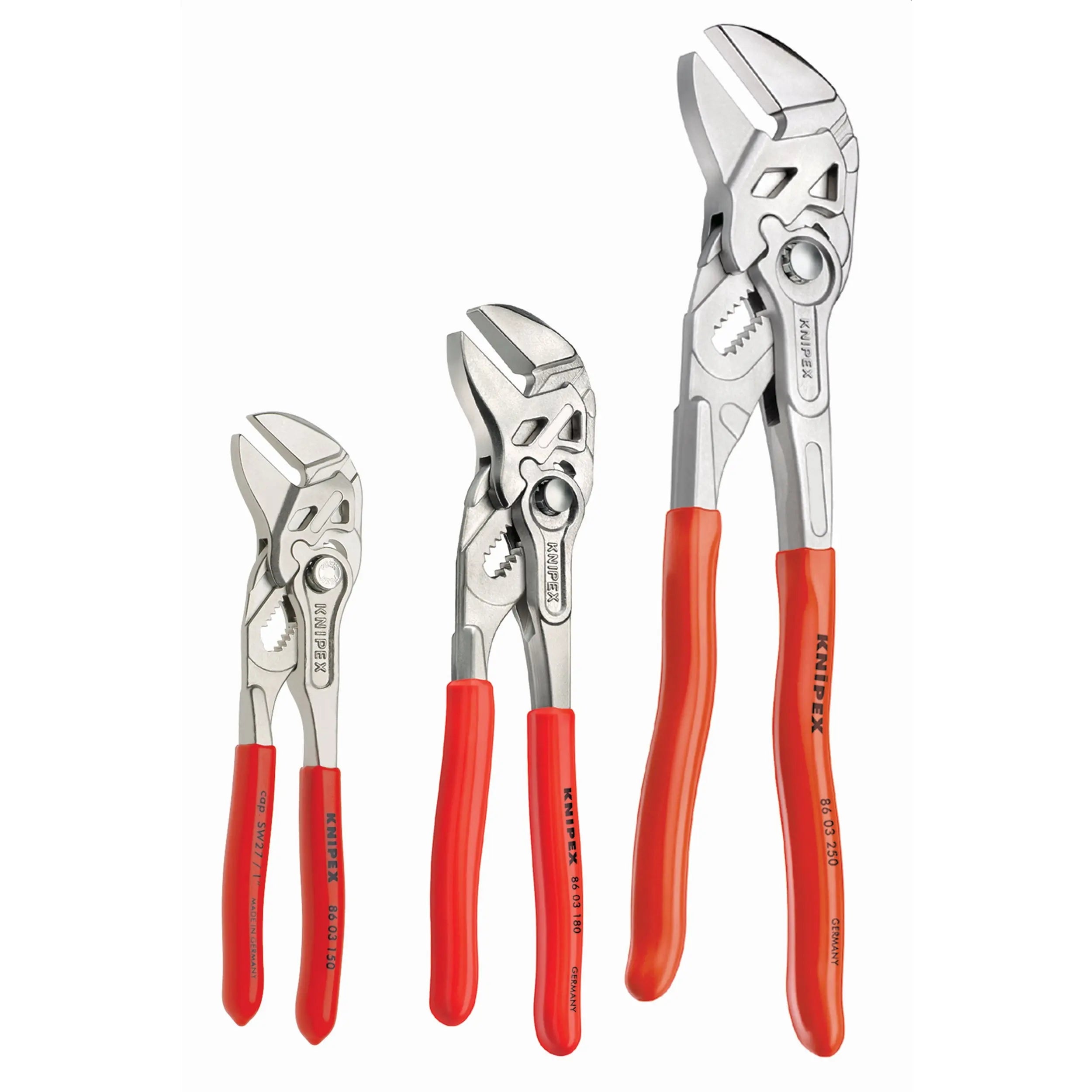Knipex 9K 00 80 45 US KN | 3 Pc Pliers Wrench Set (6, 7, 10) Knipex
