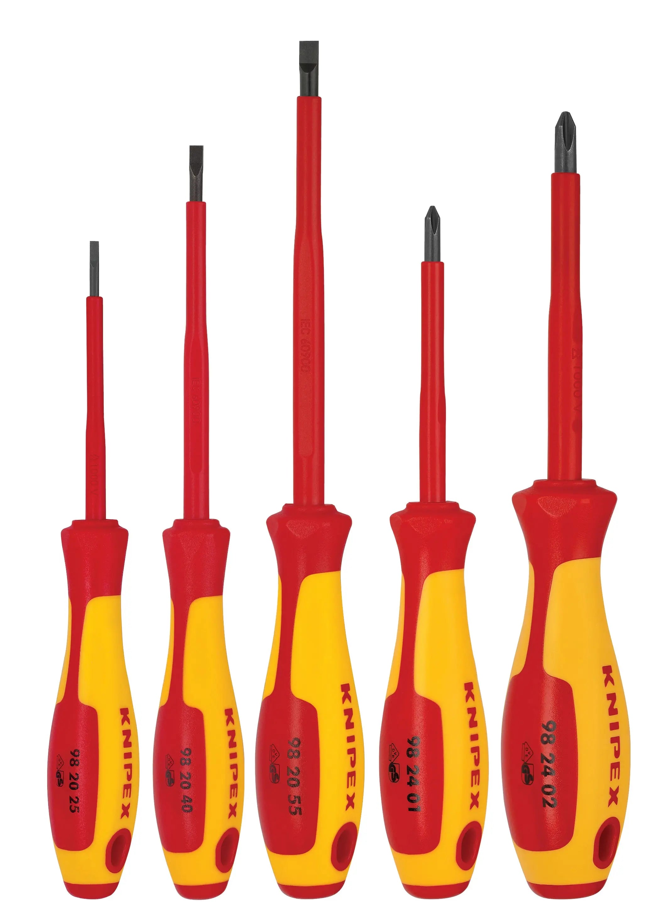 Knipex 9K 98 98 32 US KN | 5 Pc Screwdriver Set, 1000V Insulated Knipex