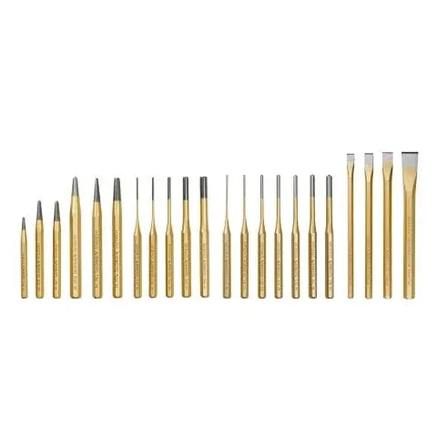 Knipex 22 Pc Punch and Chisel Set - KN 9R 400 022