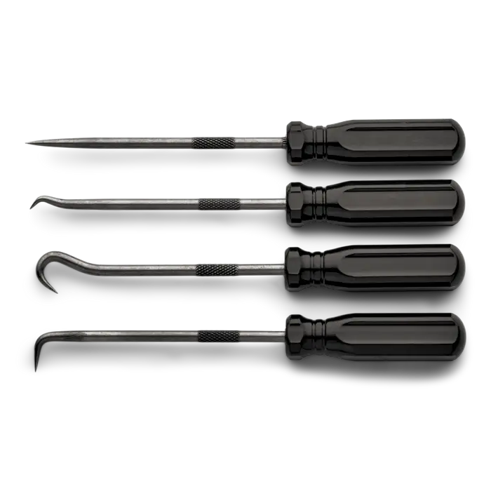Wright Tool Set of 4 Mini Picks and Hooks - WT 9UPSP4