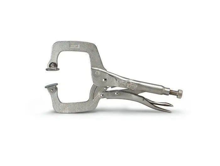 Wright Tool C-Clamp Locking Plier with Swivel Pads, 4 in - WT 9V4SP