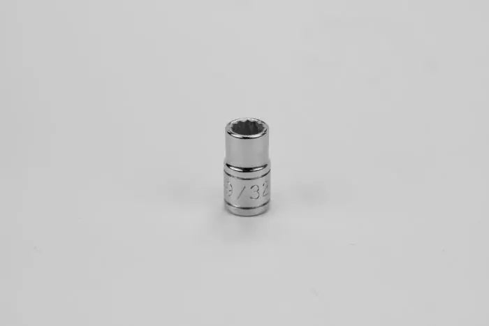 SK Tools - Socket Chrome 1/4dr Standard 12pt 9/32 - 43909 SK Tools