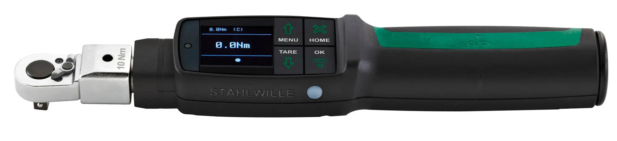Stahlwille MANOSKOP Electromechanical Angle Torque Wrench with Insert Ratchet, 1 - 10 Nm - ST 96501001 Stahlwille