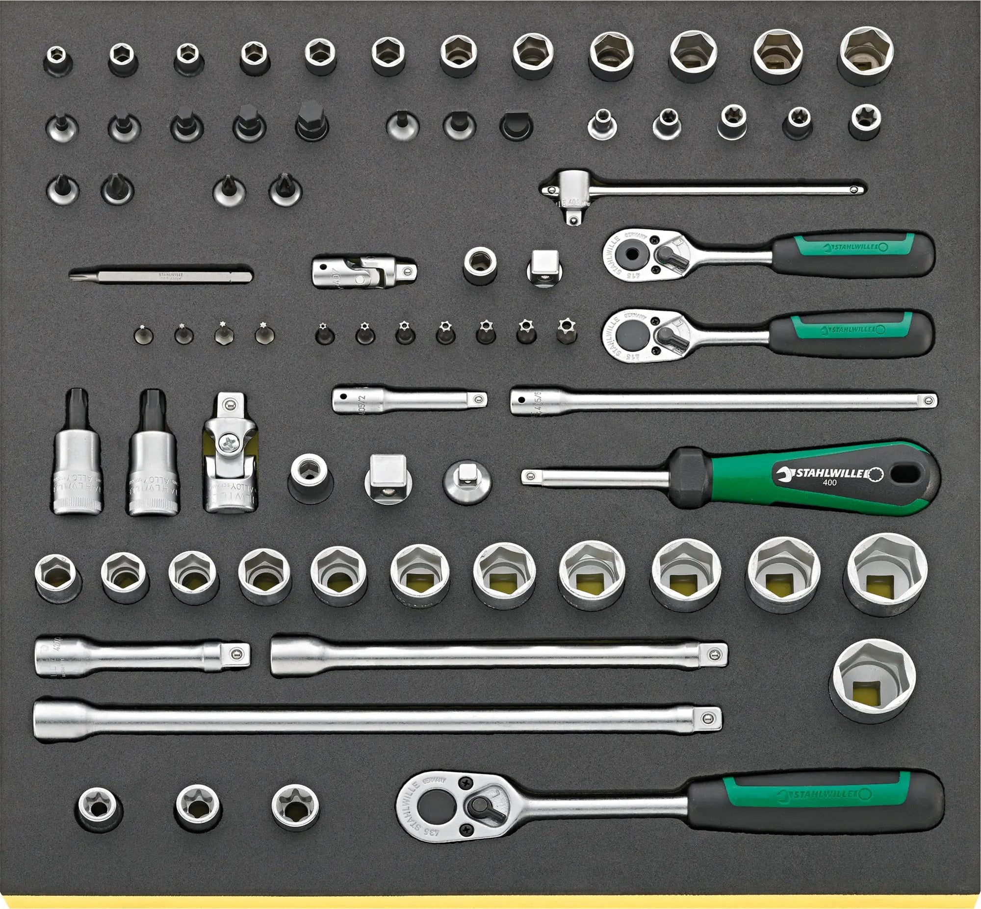 Stahlwille Set of 264 Workshop Tool for Mercedes-Benz Trucks with TCS Insert - ST 97830209 Stahlwille