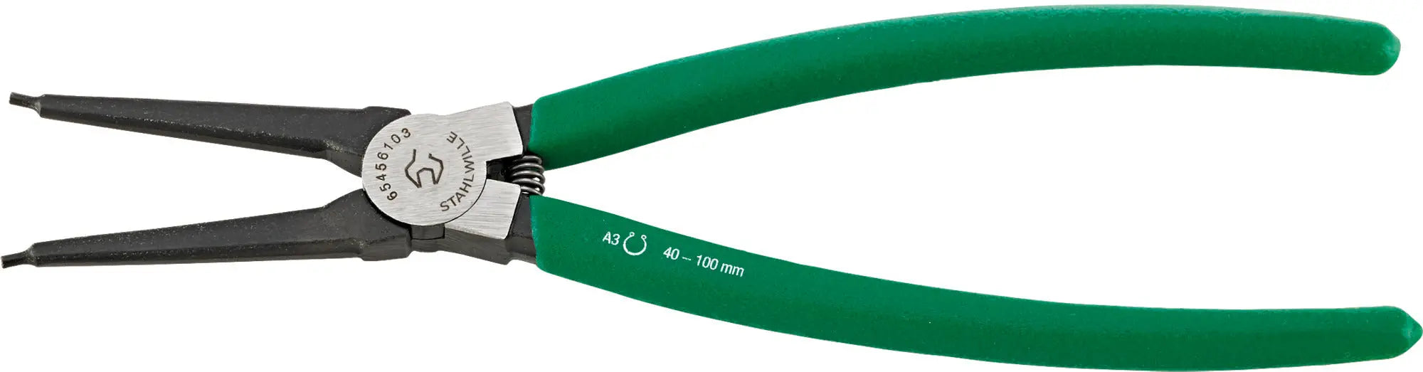 Stahlwille Polished External Circlip Plier, A0 - ST 65456100 Stahlwille