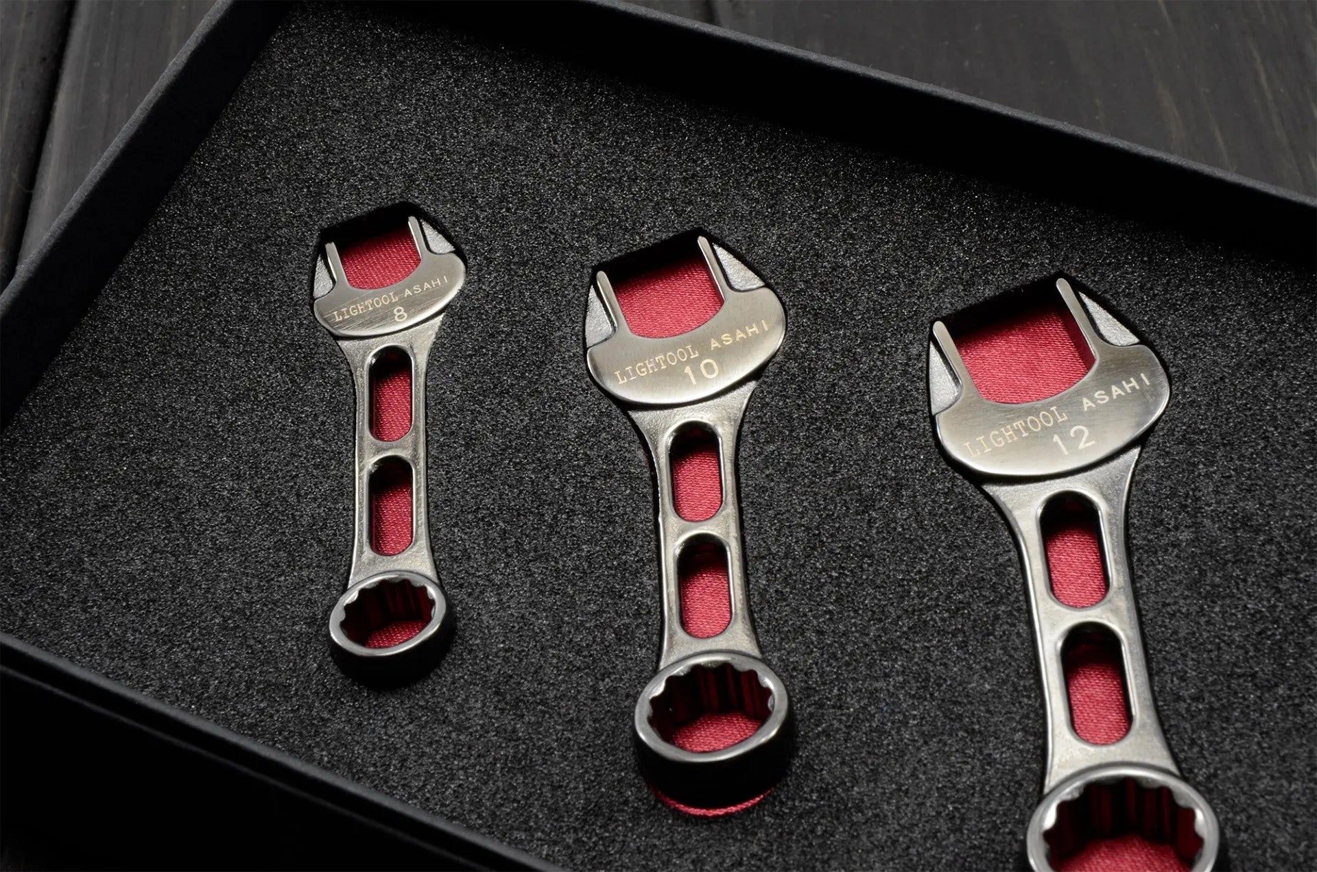 Asahi LIGHTOOL Mini Combination Wrench 3pc Set - LCWUS30K Asahi