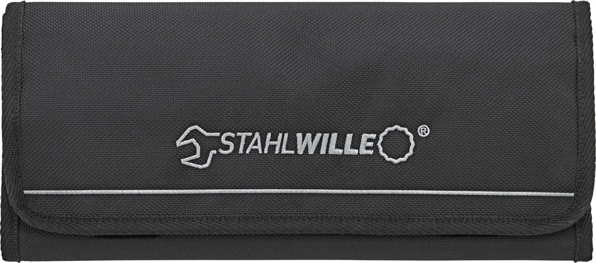 Stahlwille Textile Roll-Up Tool Bag with 12 Shelves, 525 x 230 x 30mm - ST 81231044 Stahlwille