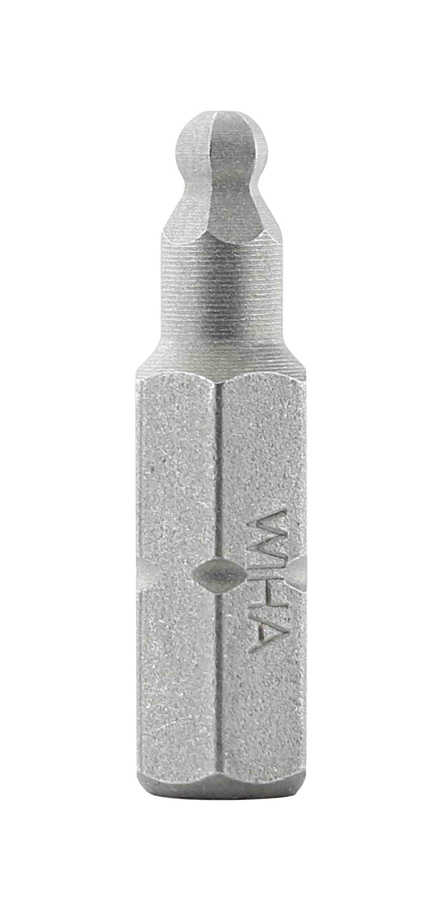 Wiha 71703, Ball End Hex Inch Insert Bit 1/8" Wiha