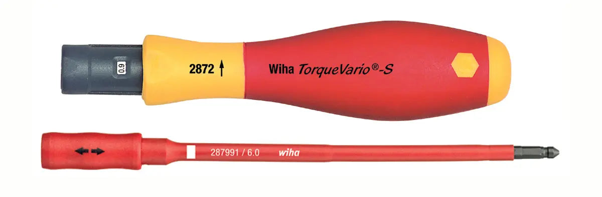 Wiha 28750, Insulated TorqueVario-S Handle In/lbs Wiha