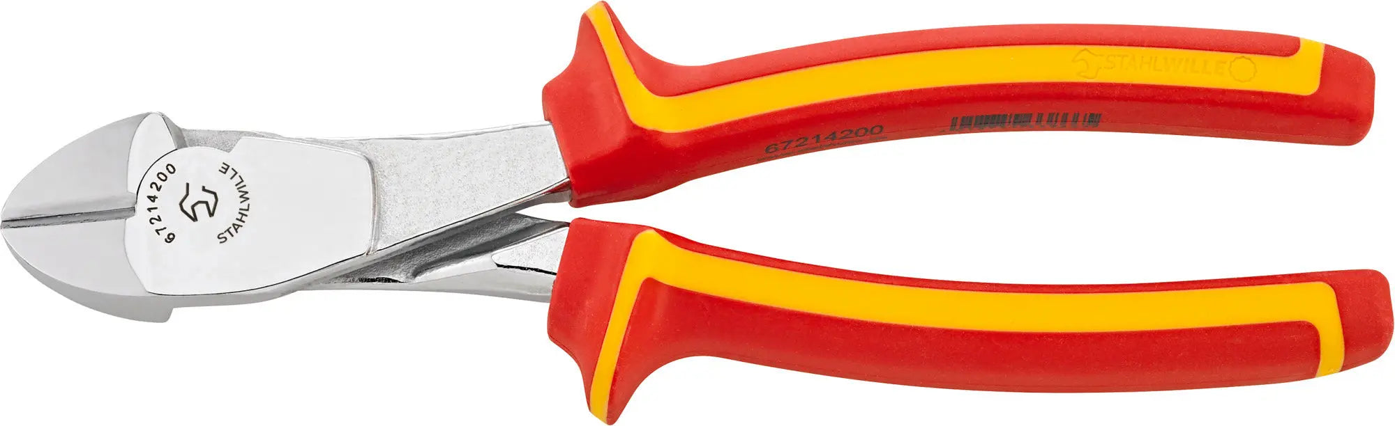 Stahlwille VDE Heavy-Duty Side Cutter, 12 x 32mm - ST 67214200 Stahlwille