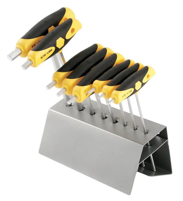 Wiha 54094, Soft Grip Dual Drive T-Handle 8 Pc. Set Wiha