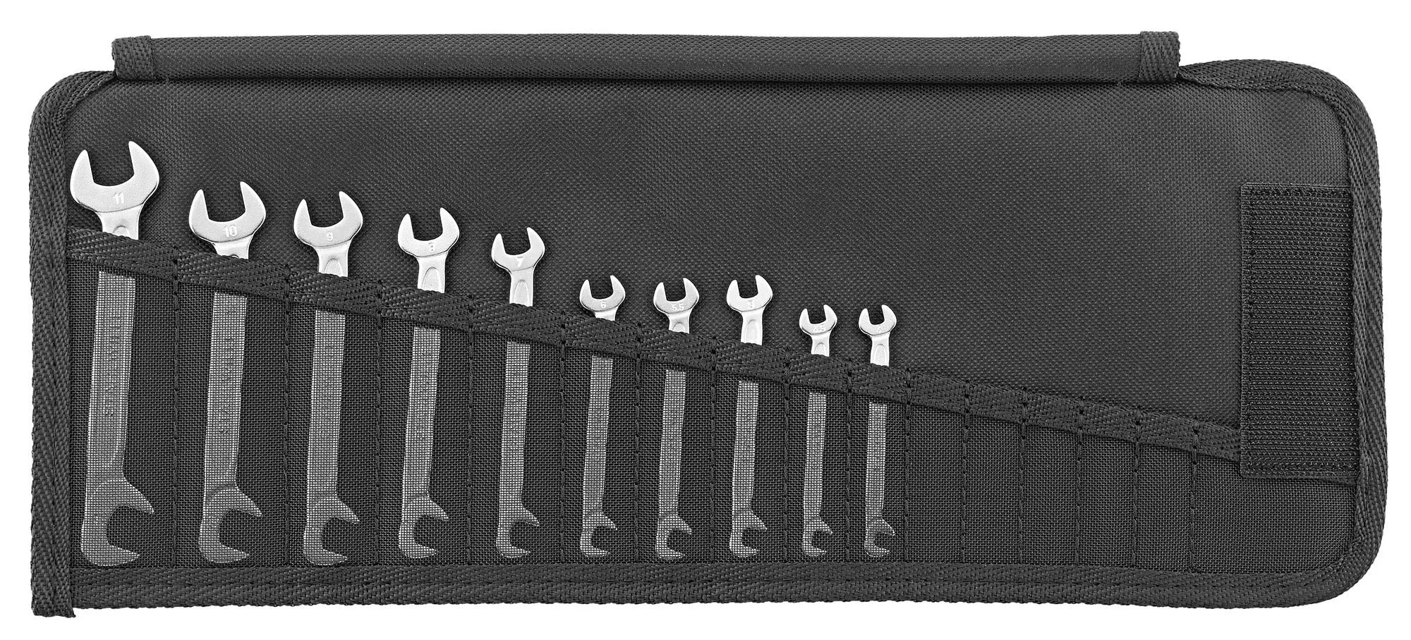 Stahlwille Set of 10 Double Open Ended Wrench, 4 - 11 - ST 96400653 Stahlwille