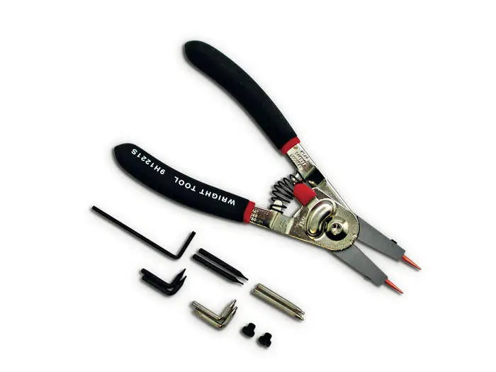 Wright Tool Retaining Ring Plier with Adjustable Stop - WT 9H1221S Pliers Wright Tool