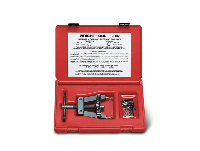 Wright Tool Retaining Ring Plier with Automatic Lock - WT 9H87 Pliers Wright Tool