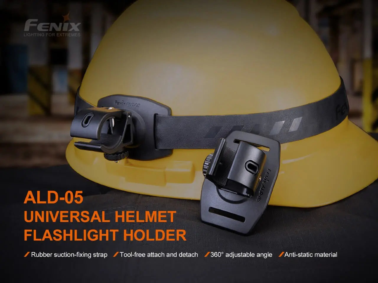 Fenix Flashlight Helmet Holder - F FX-ALD05 Fenix