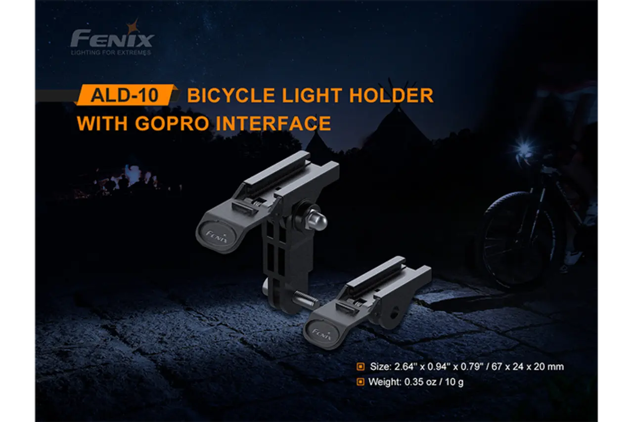 Fenix Bike Light Holder with GoPro Interface - F FX-ALD10 Fenix