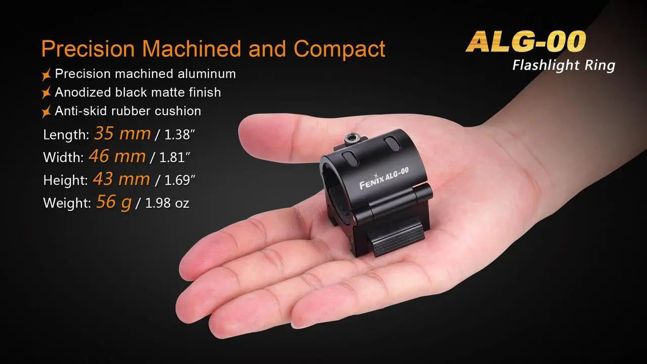 Fenix Quick-Release Tactical Flashlight Rail Mount - F FX-ALG00 Fenix