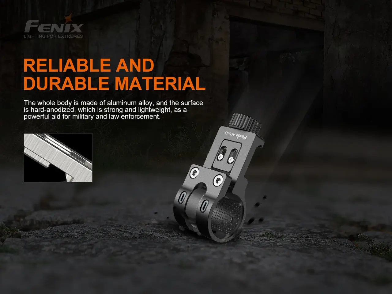 Fenix Picatinny Rotary Knob Tightening Rail Mount - F FX-ALG15 Fenix