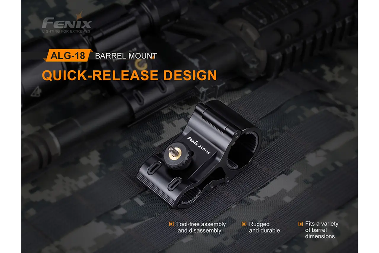 Fenix Flashlight Barrel Mount - F FX-ALG18 Fenix