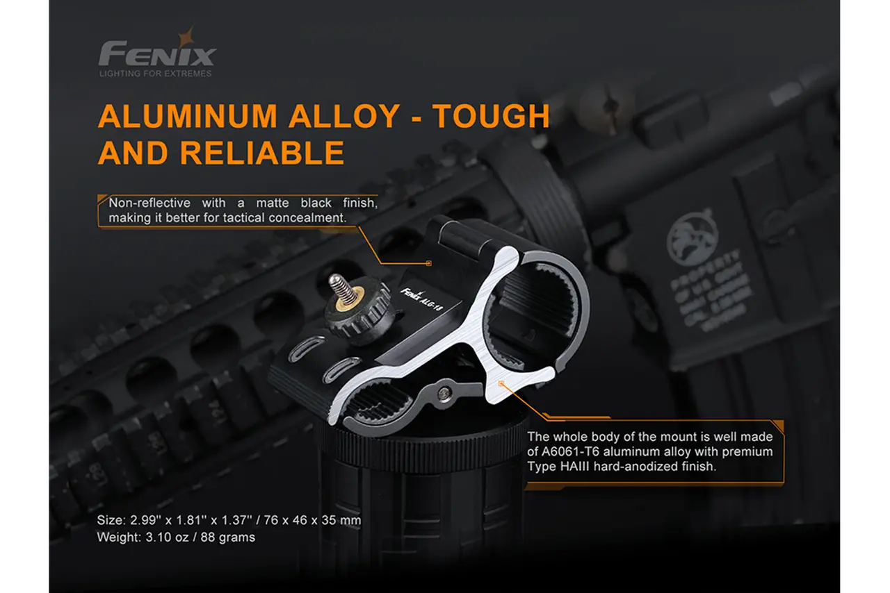 Fenix Flashlight Barrel Mount - F FX-ALG18 Fenix