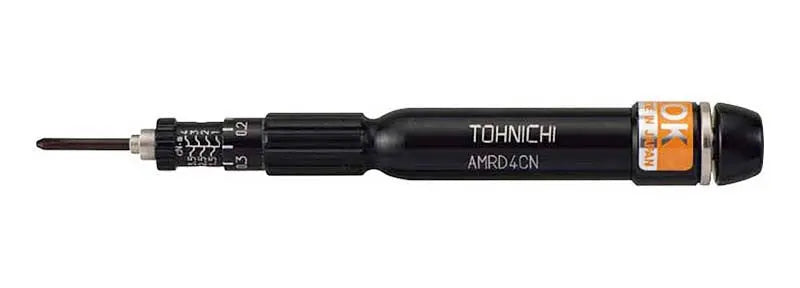 Tohnichi Rotary Slip Adjustable Torque Driver, Range 2-8, 0.1cN.m resolution - AMRD8CN Torque Screwdriver Tohnichi