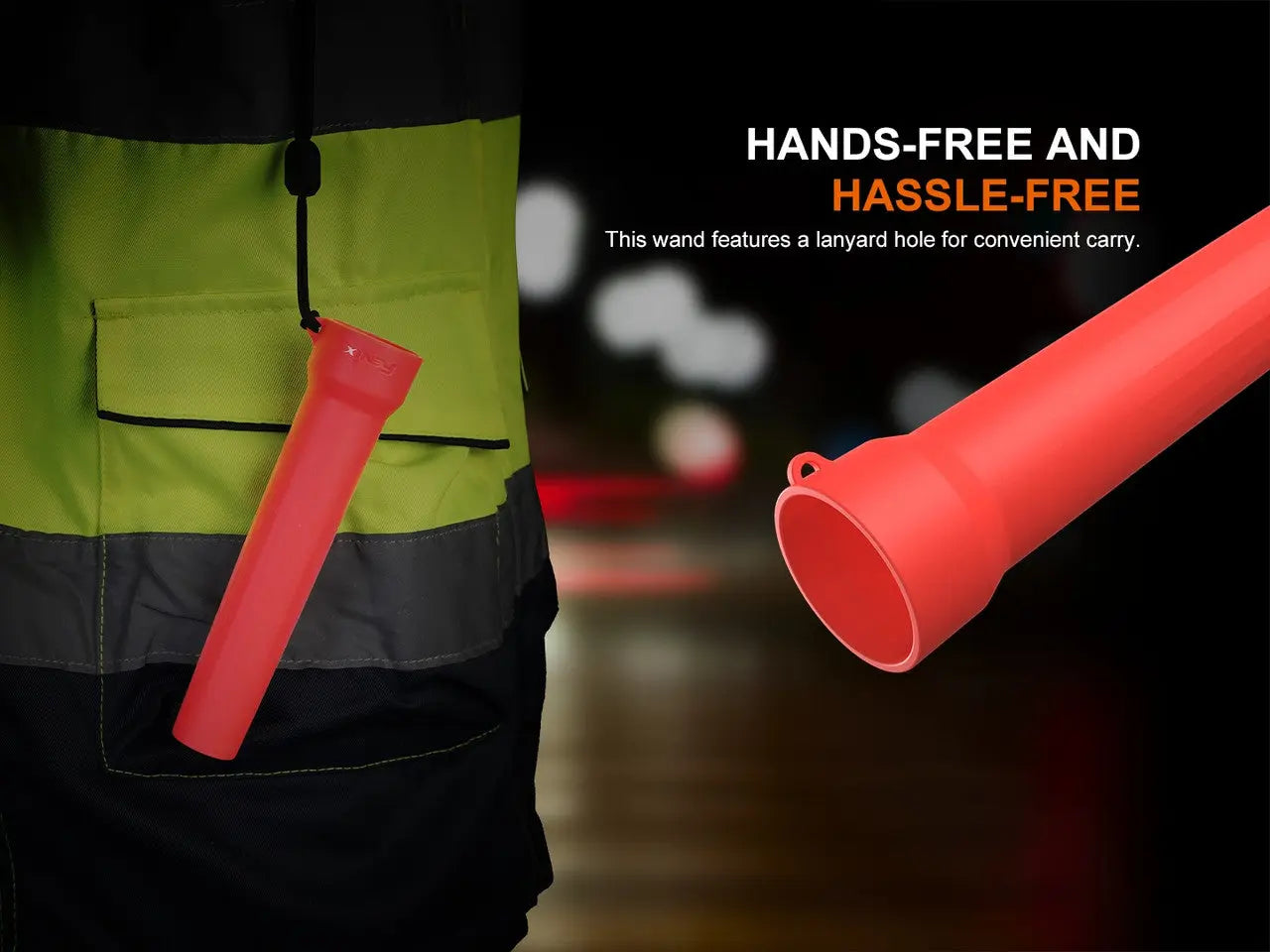 Fenix Traffic Wand, Head Diameter 25.4 - 34mm - F FX-AOT-03-WHITE Fenix