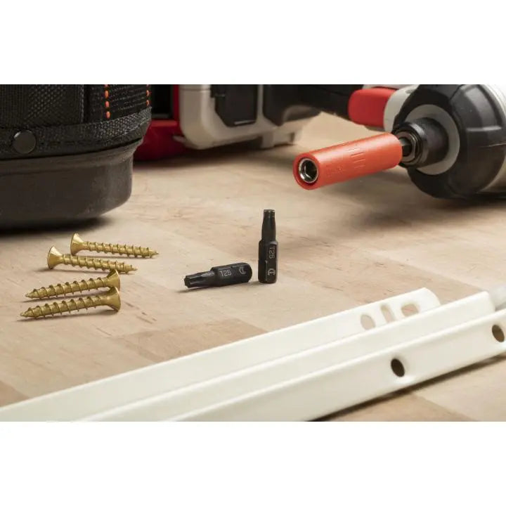 CRESCENT Set of 2 Torx Insert Bit, T25 x 1 in - GW CAB1T25-2 Insert Bit Set CRESCENT