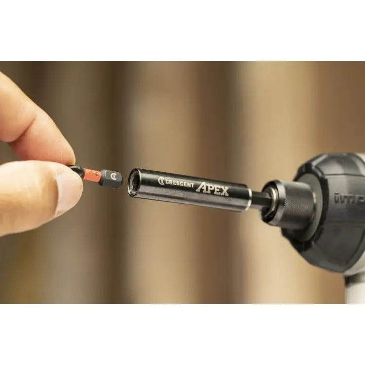 CRESCENT Set of 7 Vortex Bit and Finder Sleeve - GW CABDG1R-7 Bit Set CRESCENT