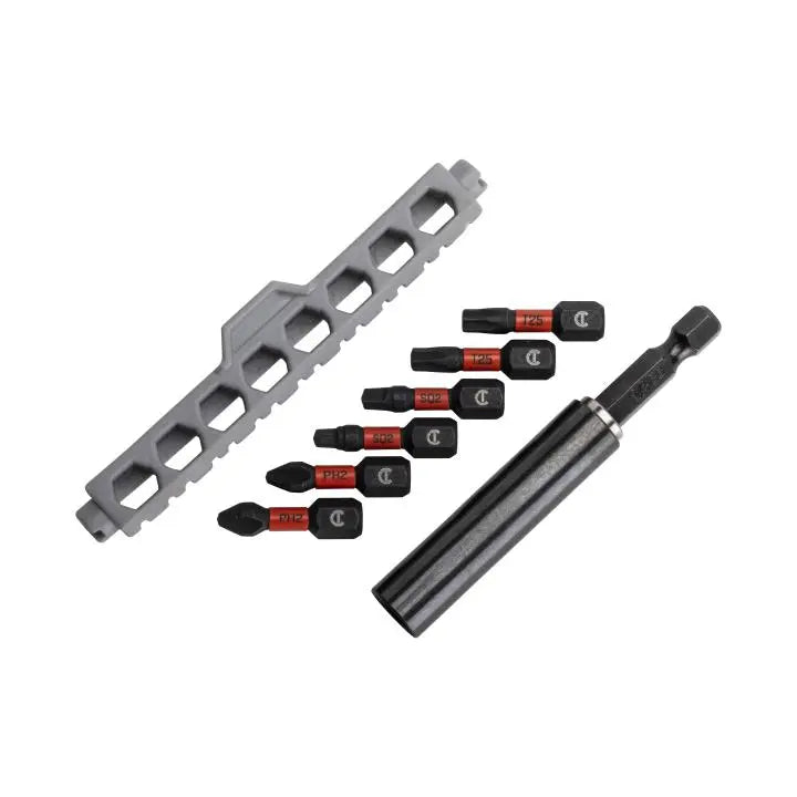 CRESCENT Set of 7 Vortex Bit and Finder Sleeve - GW CABDG1R-7 Bit Set CRESCENT