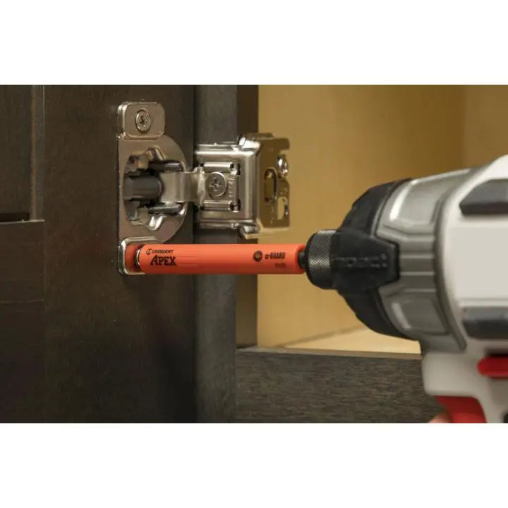 CRESCENT Set of 2 Phillips U-Guard Covered Impact Power Bit, PH2 x 3-1/2 in - GW CAUGB3BPH2 Power Bit Set CRESCENT