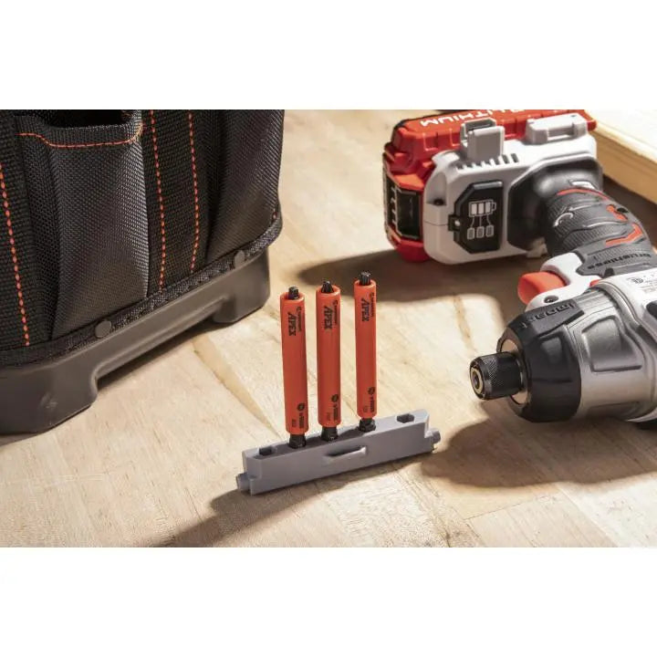 CRESCENT Set of 3 U-Guard Covered Impact Power Bit - GW CAUGB3BR-3 Power Bit Set CRESCENT