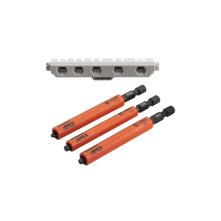 CRESCENT Set of 3 U-Guard Covered Impact Power Bit - GW CAUGB3BR-3 Power Bit Set CRESCENT