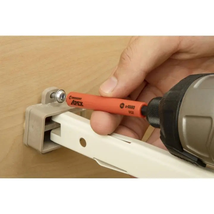 CRESCENT Set of 2 Square U-Guard Covered Impact Power Bit, PH2 x 3-1/2 in - GW CAUGB3BSQ2 Power Bit Set CRESCENT