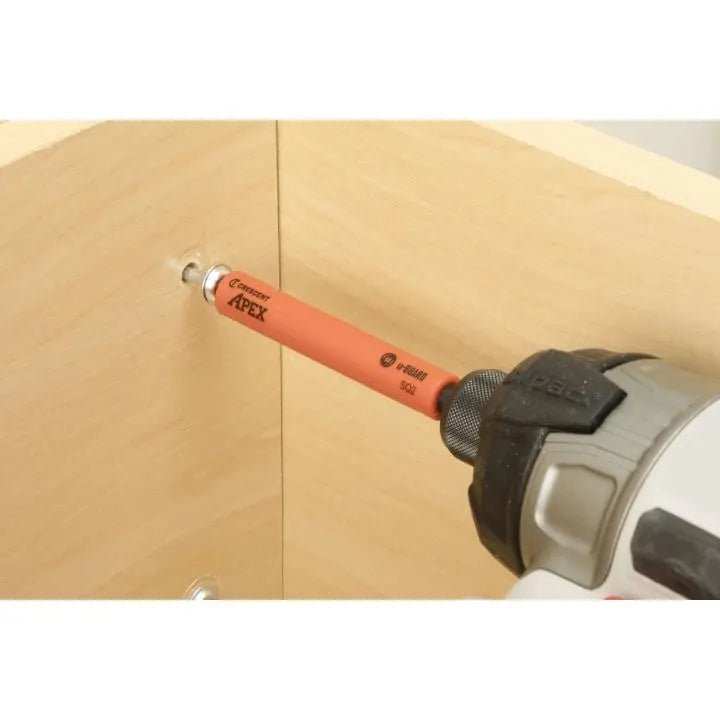 CRESCENT Set of 2 Square U-Guard Covered Impact Power Bit, PH2 x 3-1/2 in - GW CAUGB3BSQ2 Power Bit Set CRESCENT