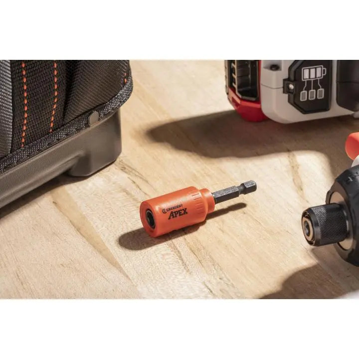 CRESCENT U-Guard Covered Quick Change Magnetic Bit Holder, 2.56 in - GW CAUGBQ2D Bit Holder CRESCENT