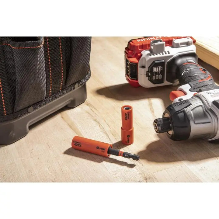 CRESCENT Set of 3 U-Guard Covered Socket, 1/4 in - GW CAUGK2-31 Socket Set CRESCENT