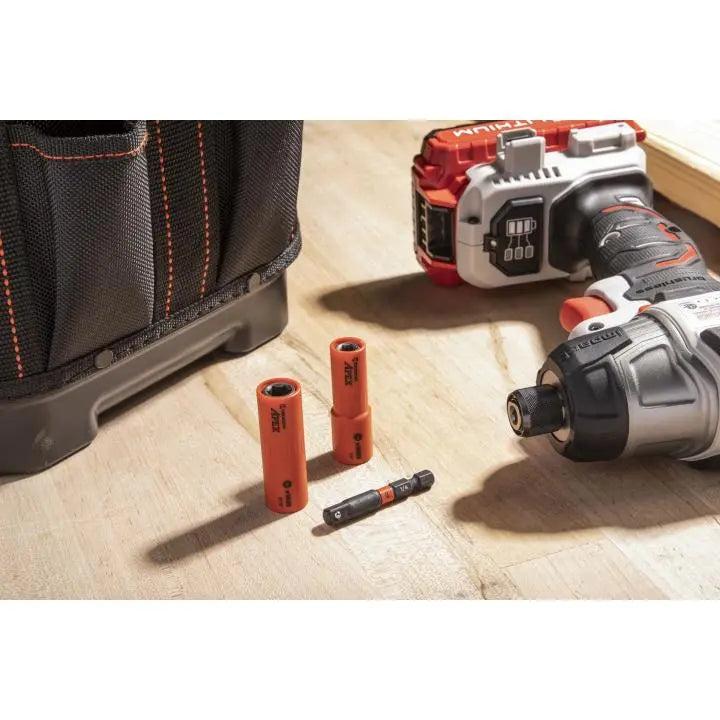 CRESCENT Set of 3 U-Guard Covered Socket, 1/4 in - GW CAUGK2-31 Socket Set CRESCENT