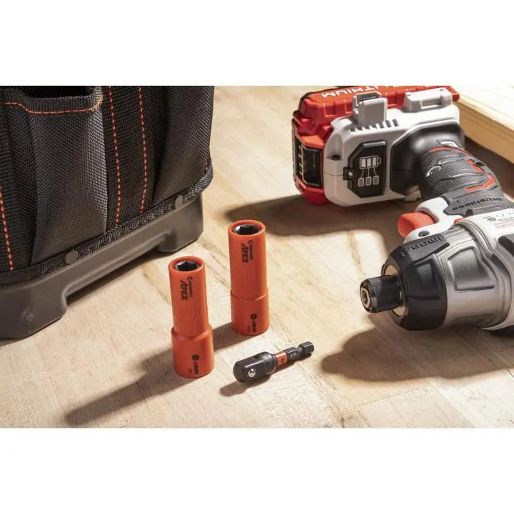 CRESCENT Set of 3 U-Guard Covered Socket, 3/8 in - GW CAUGK2-32 Socket Set CRESCENT