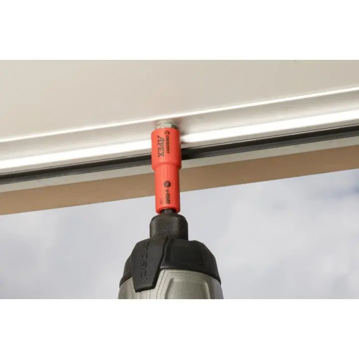 CRESCENT U-Guard Covered Magnetic Nutsetter, 1/4 in - GW CAUGN2DHX16 Nutsetter CRESCENT