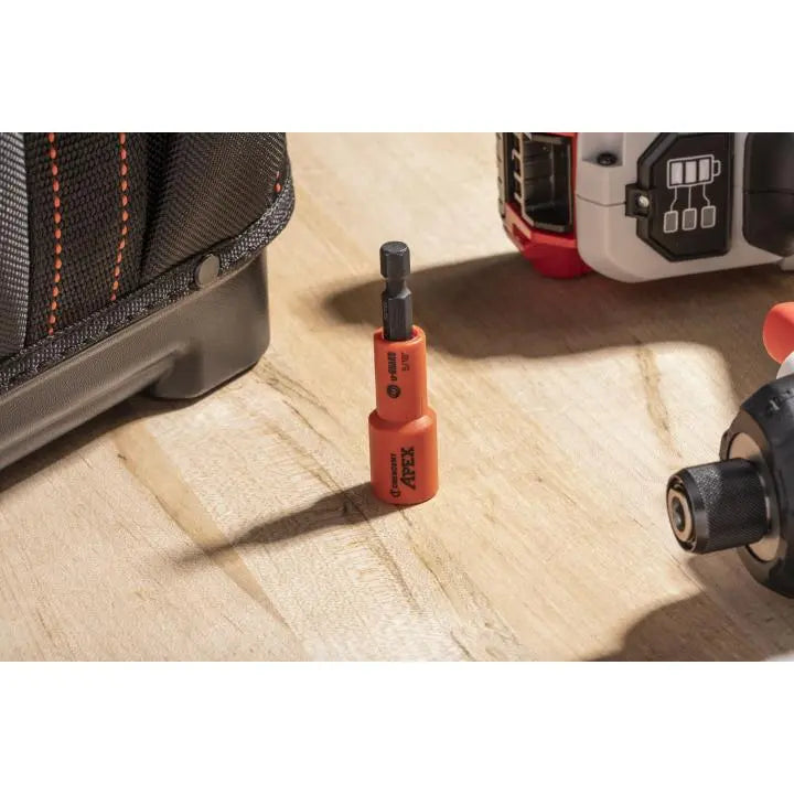 CRESCENT U-Guard Covered Magnetic Nutsetter, 5/16 in - GW CAUGN2DHX20 Nutsetter CRESCENT