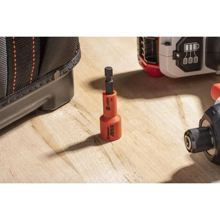 CRESCENT U-Guard Covered Magnetic Nutsetter, 3/8 in - GW CAUGN2DHX24 Nutsetter CRESCENT