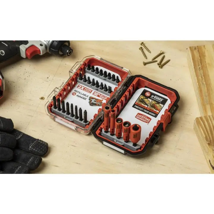 CRESCENT Set of 30 U-Guard AlphaCase Impact Driver Bit - GW CAUGSET-30 Bit Set CRESCENT