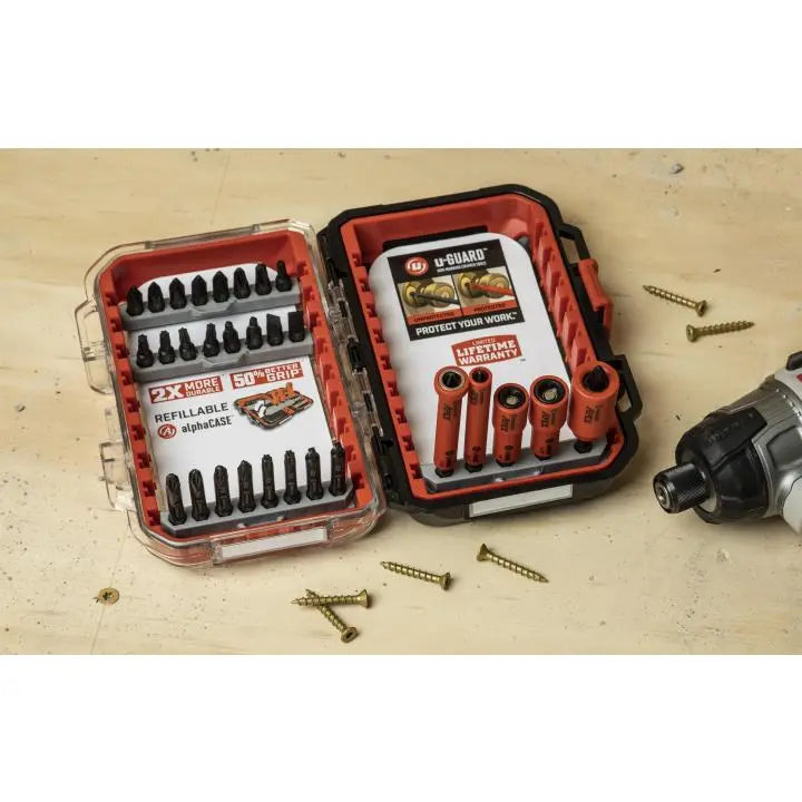 CRESCENT Set of 30 U-Guard AlphaCase Impact Driver Bit - GW CAUGSET-30 Bit Set CRESCENT